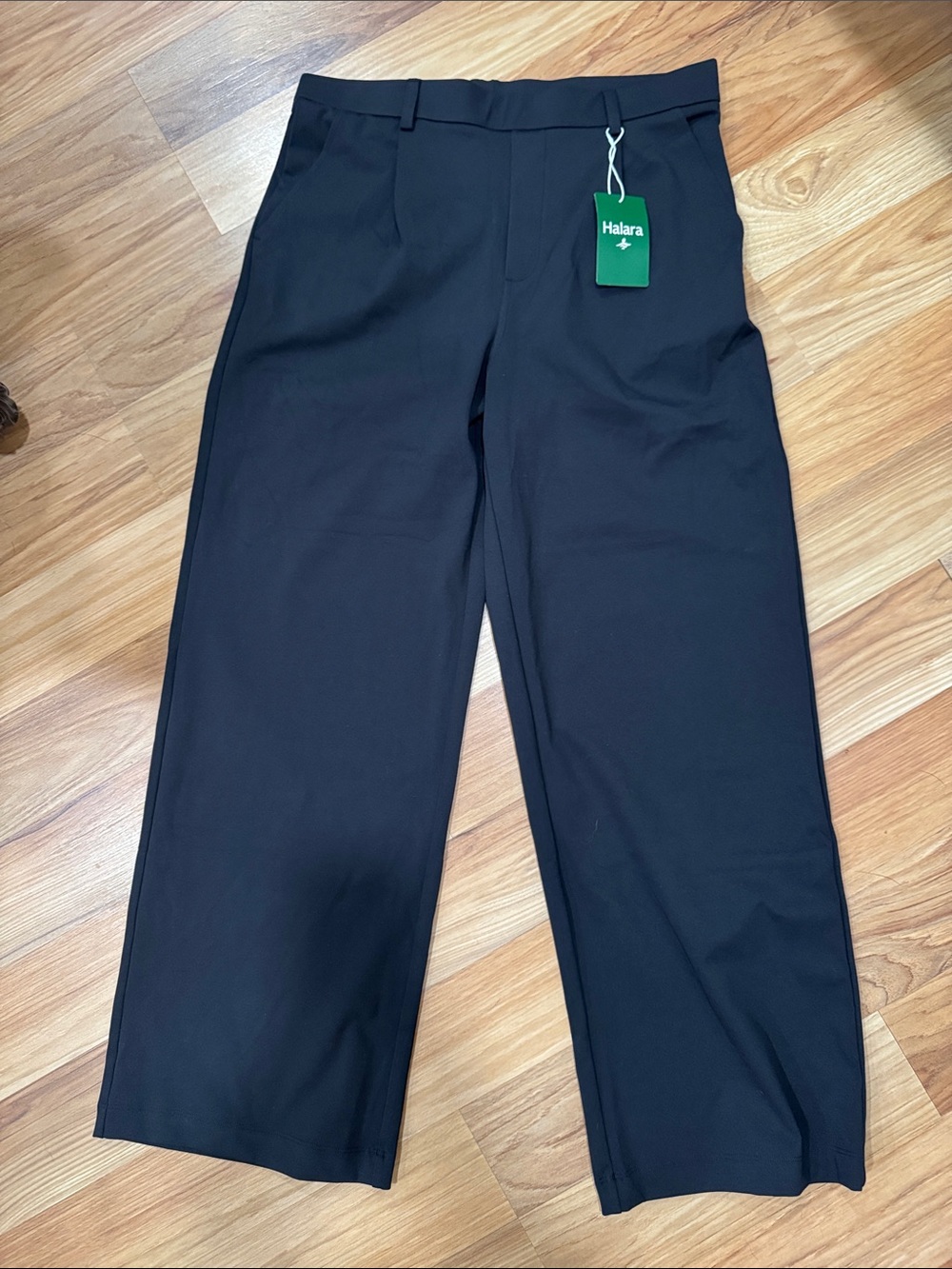 HALARA Black Wide-Leg Women’s Stretch Work Pants